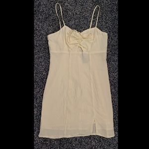 BRAND NEW Forever 21 Pale Yellow Mini Dress